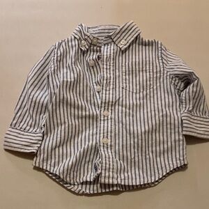 Janie and Jack Striped Oxford Shirt 3-6m